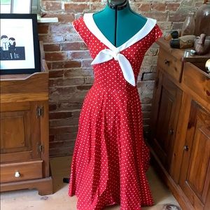 Stop Staring! Polka Dot Minnie Mouse Dress Size L